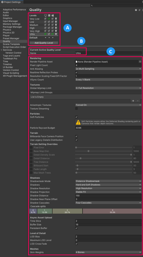 Avatar Muscle & Settings tab - Unity Manual