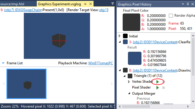 Unity - Manual: Debugging DirectX 11 shaders with Visual Studio