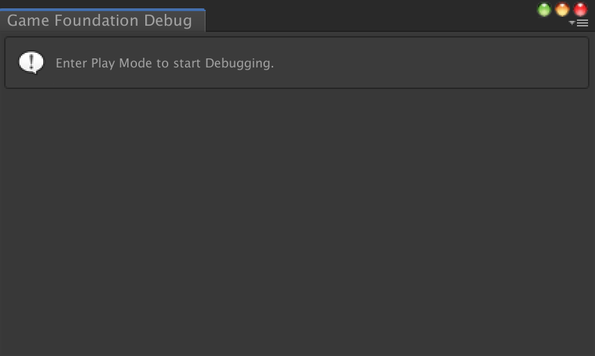 The Debugger Window, out of Play Mode
