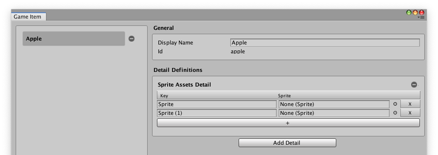 Apple Sprite Rows