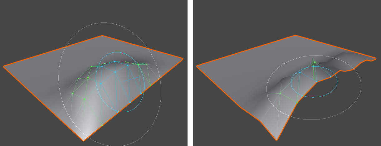 Left: Ignore Open Edges On / Right: Ignore Open Edges Off