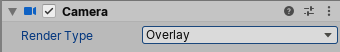 Render Type in the Camera component Inspector