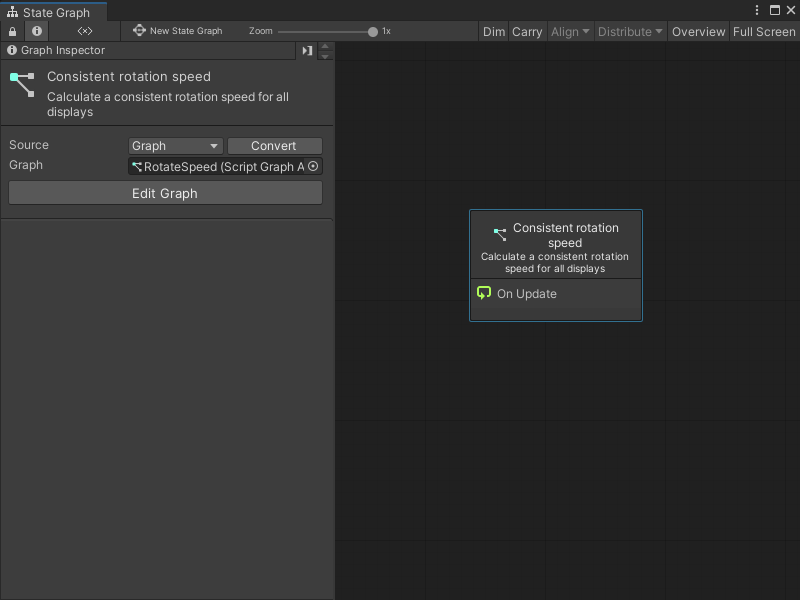 0. Script State Create a new state | Visual Scripting | 1.8.0