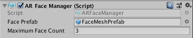 AR face manager
