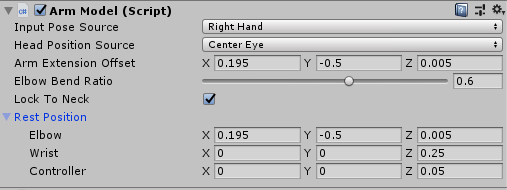 The Arm Model component