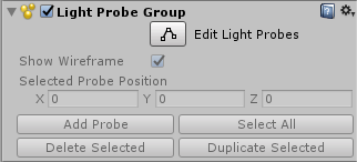 光照探针组 (Light Probe Group) 组件