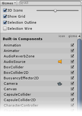 Unity - Manual: Scene Visibility