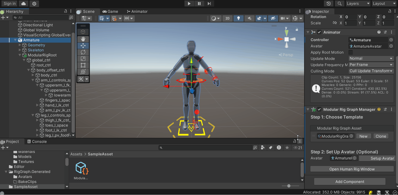通过 Lock State 实时修改动画