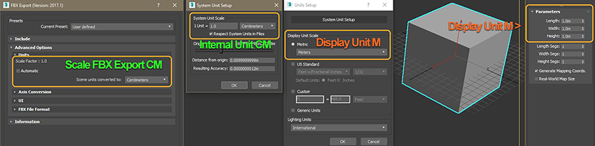 Differing display and internal units in 3ds Max