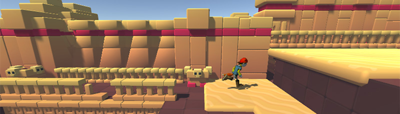 Un gameplay de un juego 2D de desplazamiento lateral, pero con gráficas 3D