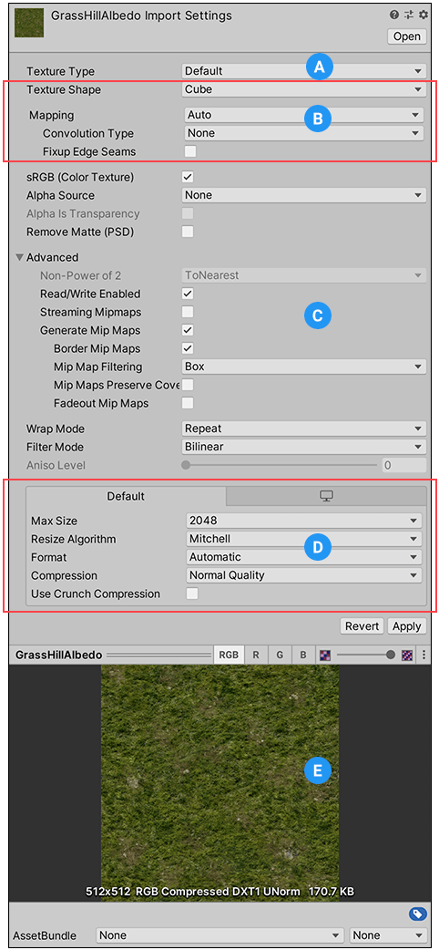 Texture Import Settings - Unity Manual