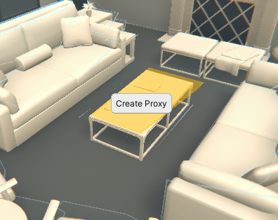 Create Proxy ボタン