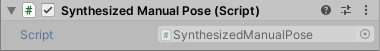 Synthesized Manual Pose