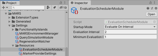 Evaluation Scheduler module