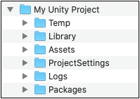 Unity 프로젝트의 기본 파일 구조