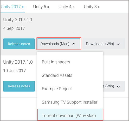 Downloading Unity using a Torrent