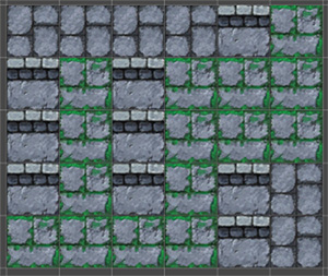 Continguous Tiles are replaced by the selected Tile.