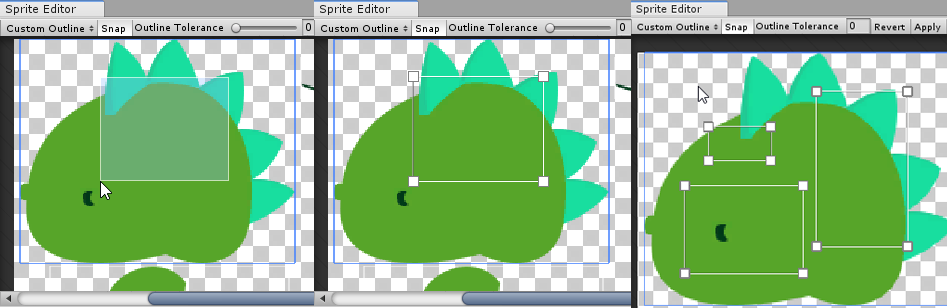You can create multiple outlines in the same texture.