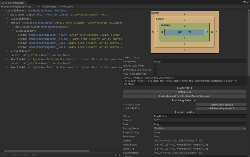 UI changes position when testing and playing. (have constraint